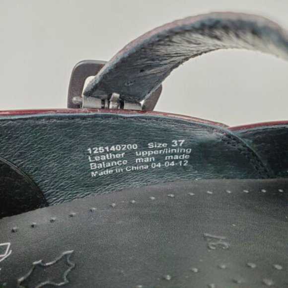 Dansko Burgundy Patent Leather Mules - Picture 9 of 14